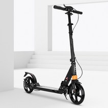 성인 접이식 경량 킥보드 디스크 브레이크 충격 흡수 휴대, 04.블랙 662