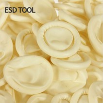 라텍스 핑거코트 손가락골무 1000pcs 링타입 컷타입 Latex Fingercots, 라텍스핑거코트(화이트/M)-1팩(1000개)