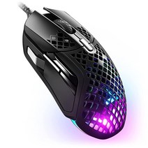 스틸시리즈 SteelSeries 에어록스 5 무선 게이밍 마우스 18000 CPI 트루 무브 에어 공학 센서 초경량 방수 디자인 180시간 이상 배터리 수명 가성비 추천 미국직, Wired_Aerox 5