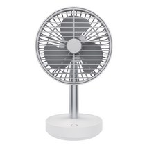 엑스트라 블루스톰-F6 무선 데스크 선풍기, 심플리 화이트, 심플리 화이트