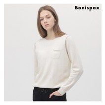 보니스팍스 메탈장식 라운드 울 니트-MF93KP902