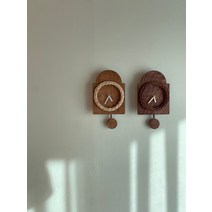 추추클락 벽걸이 추시계 완제품, 월넛