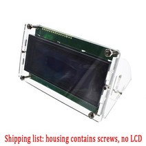 LCD 모듈 LCD1602 LCD 1602 2004 12864 모듈 파란색 녹색 화면 16x2 20X4 문자 LCD 디스플레이 모듈 HD4478, 한개옵션1, 09 2004 Acrylic Shell
