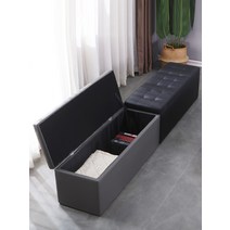 수납 벤치 의자 현관 매장 스툴 소파 쇼파 미용실 옷가게, 11. 길이 150 x 높이 40 x 너비 40 CM, 06. 핑크 가죽