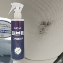 차량 실내에 보이는 오래된 찌든때 청소, 1개