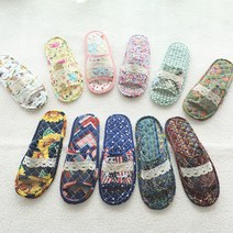 더블 퀼트 실내화 면 슬리퍼 여성 거실 덧신 실내 층간소음 천 퀼팅 누빔 어린이집 유치원, 더블 포트, 1개