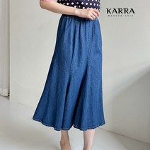 카라 KARRA 플레어데님밴딩스커트 KB3SSK016Q