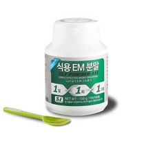 식용EM분말(먹는EM) 100g (3개월분) EM원액 1리터 사은품 증정, 1개, 1개