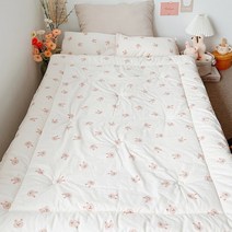 돗투돗 동물친구들 아기 겨울 차렵 이불 유아 신생아 어린이 이불 100x140cm, 깡총돗바니_차렵이불