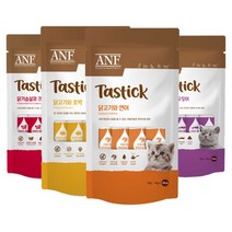 ANF 테이스틱 고양이 츄르 224g(16g 4개입)16P 4종택1, 4개, 닭고기와오징어