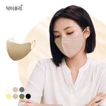 닥터퓨리 KF94 비키 새부리형 마스크 10매, 블랙, 대형