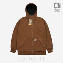 칼하트 써멀 후드집업 후드 남여공용 104078 브라운