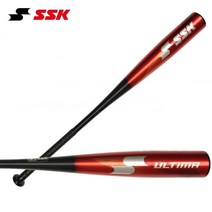 사사키 풀알로이 야구배트 SSK ULTIMA ALLOY BAT KBN1.21 인증 공인배트 탑밸런스 사회인야구배트 추천 ( SSK ULTIMA 레드 33-28 미들탑밸런스 )