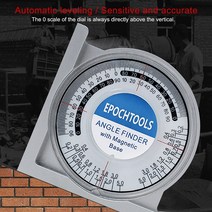 목공 트리머경사각 자기 각도 포지셔너 로케이터 측정 경사계 게이지 휴대용 슬로프 레벨 미터 파인더, 한개옵션0