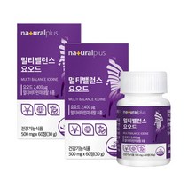 먹는 요오드 갑상선 호르몬 합성 필요 비타민 B군 미네랄 아이오다이드 식약처인증 건강기능식품, 2개, 60정, 비타리온