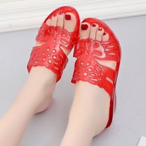 Z3JC 여성 통굽힐 샌들 비치투어 논슬립 웨지힐 샌들