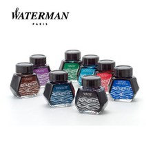 [워터맨] waterman 병잉크 8 color 50ml, 색상선택:[3054980]군청색