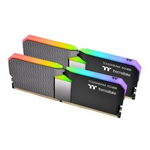 Thermaltake 터프램 XG RGB DDR4 4 000MHz 64GB (32GB x 2) 1 680만 가지 색상 RGB 알렉사/레이저 크로마/5V 마더보드 동기화 가능한 RG, White_4000MHz (2x16GB)