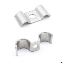 10pcs m 형 스테인레스 스틸 이중 파이프 클램프 악기 라인와이어튜빙가스 파이프 케이블 클램프 건물 설치 고정 클립, M10