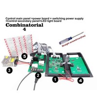 휴대용 사우나 가정용 스팀 사우나 목욕상자30a 릴레이 타이밍 다기능 사우나 제어판 온도 조절기 실내 온도 컨트롤러 led 조명, 조합 4