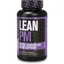 Jacked Factory Lean PM 야간 지방 버너 수면 보조제 남성과 여성을 위한 식욕 억제제 - 60 자극제 없는 채소 체중 감소 다이어트 알약, 60 Count (Pack of 1)