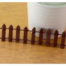 화단파티션 목재화단펜스 절제미니울타리 미니정원플라스틱펜스 5개/대 작은 나무 식물 장식 울타리 문 마, 09 I