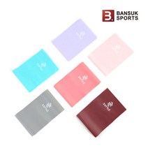 [반석스포츠] 마카롱 라텍스밴드(강/0.7mm) 튜빙 스트레칭 밴드, ① 제품선택:① 얼그레이-(강), 단품