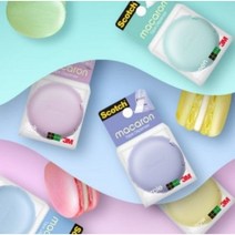 3M 스카치 매직테이프 마카롱 디스펜서 본품 리필 18mmX10M, 마카롱 디스펜서 핑크