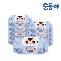 순둥이 순둥이 그린에디션(새해) 리필 80매 10팩, 단일옵션, 그린에디션(봄버전) 물티슈 리필