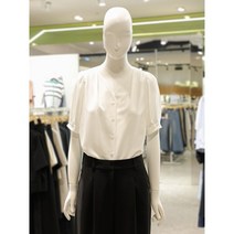 SOUP 숲 브이넥 앞셔링 블라우스 SZ5SS90