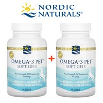 Nordic Naturals 소형견 대형견 펫 반려견 오메가3 피쉬오일 EPA DHA 지방산 90소프트젤 2팩