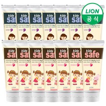 [라이온코리아] 키즈세이프 어린이 치약 90g x 14개, 제품선택:2.키즈세이프 치약 포도향 14개