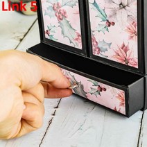 하드웨어 핸들 DIY Scrapbooking 앨범 종이 카드 장식 공예 템플릿 만들기, B408, B408