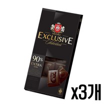 익스클루시브 다크 초콜릿 90% 100g, x3개