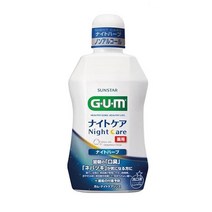 GUM 검 무알콜 구강청결제 덴탈린스S 450ml, 3개