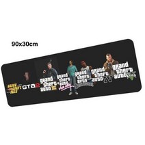 [해외] GTA V 마우스 패드 머 9X3X3MM 게임 마우스 패드 형 잠긴 가장자리 노트북 PC 액세서리 노트북 PADMOUSE공학적 매트, mousepad 5 Size 900x400x4mm