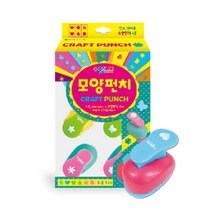 [RA㏓] 종이나라 모양펀치 소 펀칭 6종 1cm 다이어리꾸미기 찍기 카드만들기 꾸밈재료 공작 만들기 도구 다꾸 ▷_§Ea, 《본상품》