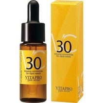 일본직발송 6. 비타프로 퓨어 세럼 고농도 비타민 C 유도체 30% 비타프로 VC30 퓨어 세럼 12ML B01LN1RX22, One Size, One Color