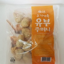 두솔 유부주머니 고기가득, 1봉, 500g