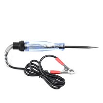 수공구 공구 세트 2021 자동 6V 12V 24V DC 자동차 트럭 전압 회로 테스터 자동차 테스트 전압 긴 프로브, 01 빨간