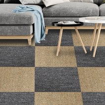 셀프 간편시공 카펫형 데코타일 50X50cm 4장, 상품선택, 딥블루 4장