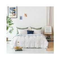 [소프라움] 몬즈 거위털차렵이불(사계절) 퀸사이즈(민트), 민트