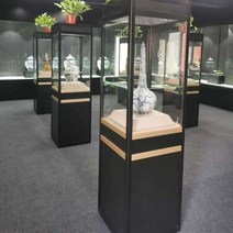박물관 쇼케이스 디스플레이박스 전시다이 유리케이스, 상세이페이지 참고, 55x55x180cm 하이 베이스 모델