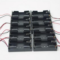 전지실험 탈피 건전지 홀더캡 AA2구 10개 DIY 전기실험 부품
