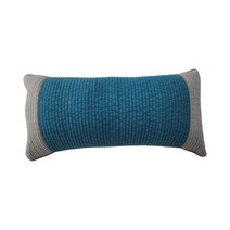 사랑예감 논슬립 사각 메밀 베개, 하늘색, 1개