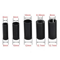 밀링공구 1pc cnc 라우터 비트 고정밀 어댑터 콜렛 어댑터 척 콜렛 섕크 밀링 커터 도구 6mm 6.35mm 8mm 10mm 12mm 12.7mm, 12.7mm-6.35mm