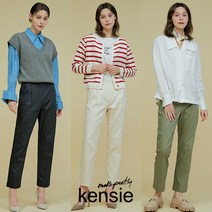 켄지 23SS 여성 코튼 블렌디드 밴딩팬츠 3종