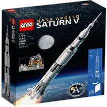 LEGO Ideas NASA Apollo Saturn V 21309 Outer Space Model Rocket for Kids and Adults Science Building