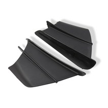 가와사키 닌자 300 400 650 Z400 Z900 ZX-10R ZX-25R H2 다운 범용 오토바이 Winglet 공력 윙 키트 스포일러, 01 Black