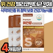 헬리코박터균 케어 위 보호 보조제 약 4개월 감초 DGL 추출물
